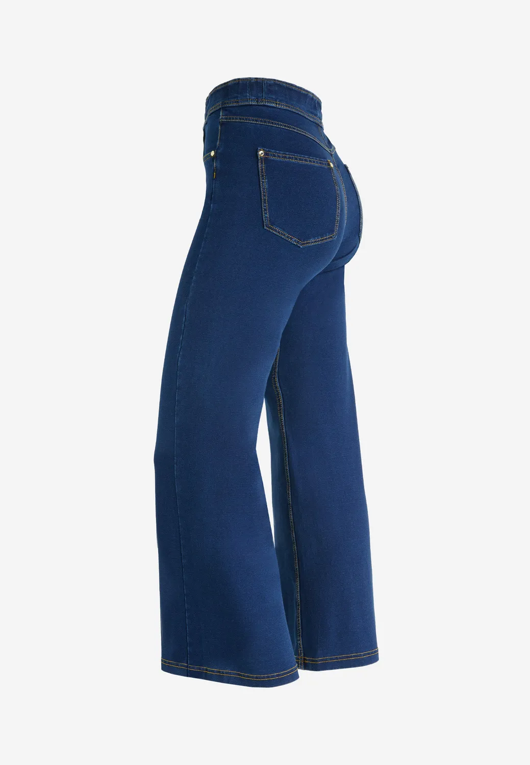 Freddy N.O.W. Wide Leg Cropped Jeanshose Denim