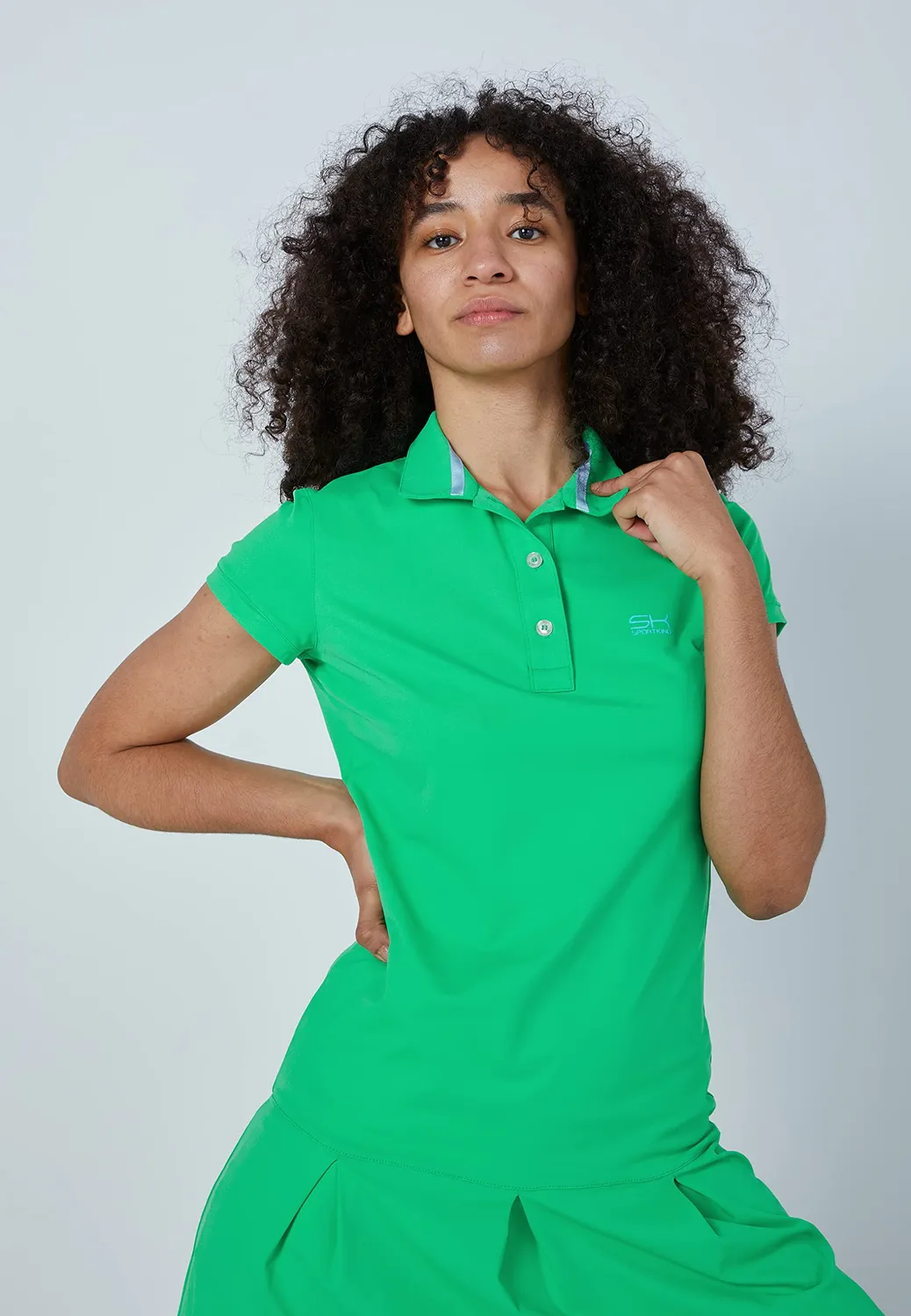 SPORTKIND Polokleid Tennis Golf Hockey Kleid mit UV-Schutz