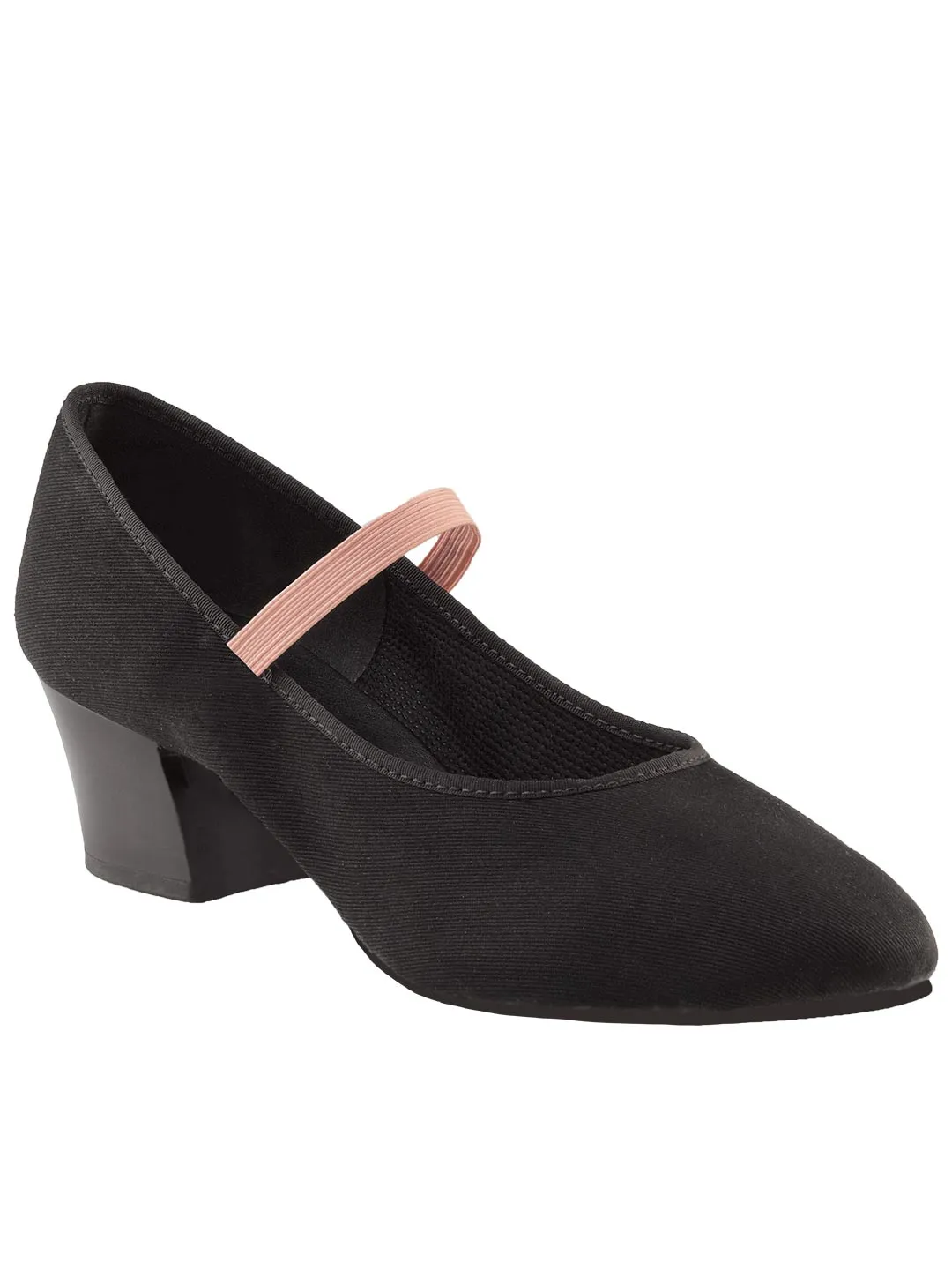 Capezio Academy Charakterschuhe Schwarz 1,5 Zoll