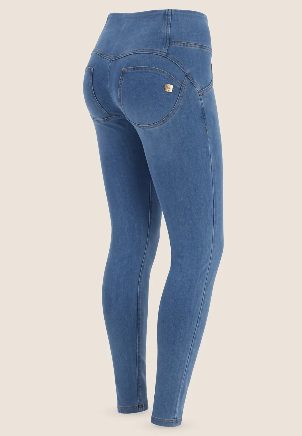 Freddy WR.UP Jeggings dunkelblau hoher Bund