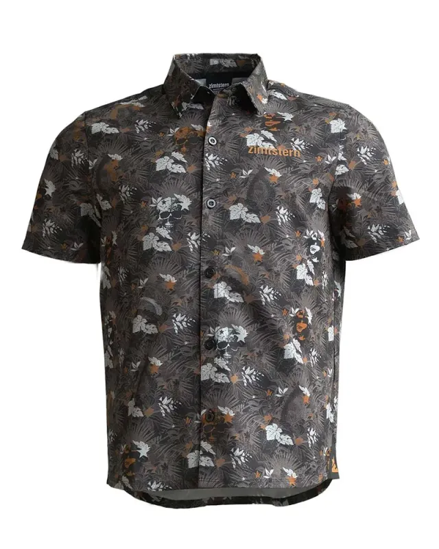 Zimtstern Braapz Riding Shirt SS Herren Bike-Hemd Muster