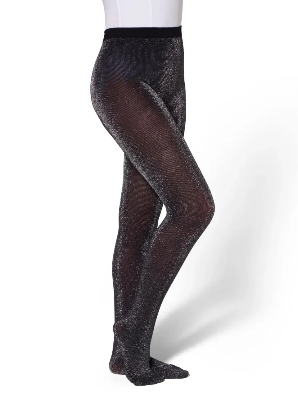 Capezio 1610C Professional Glitzerstrumpfhose Weiß