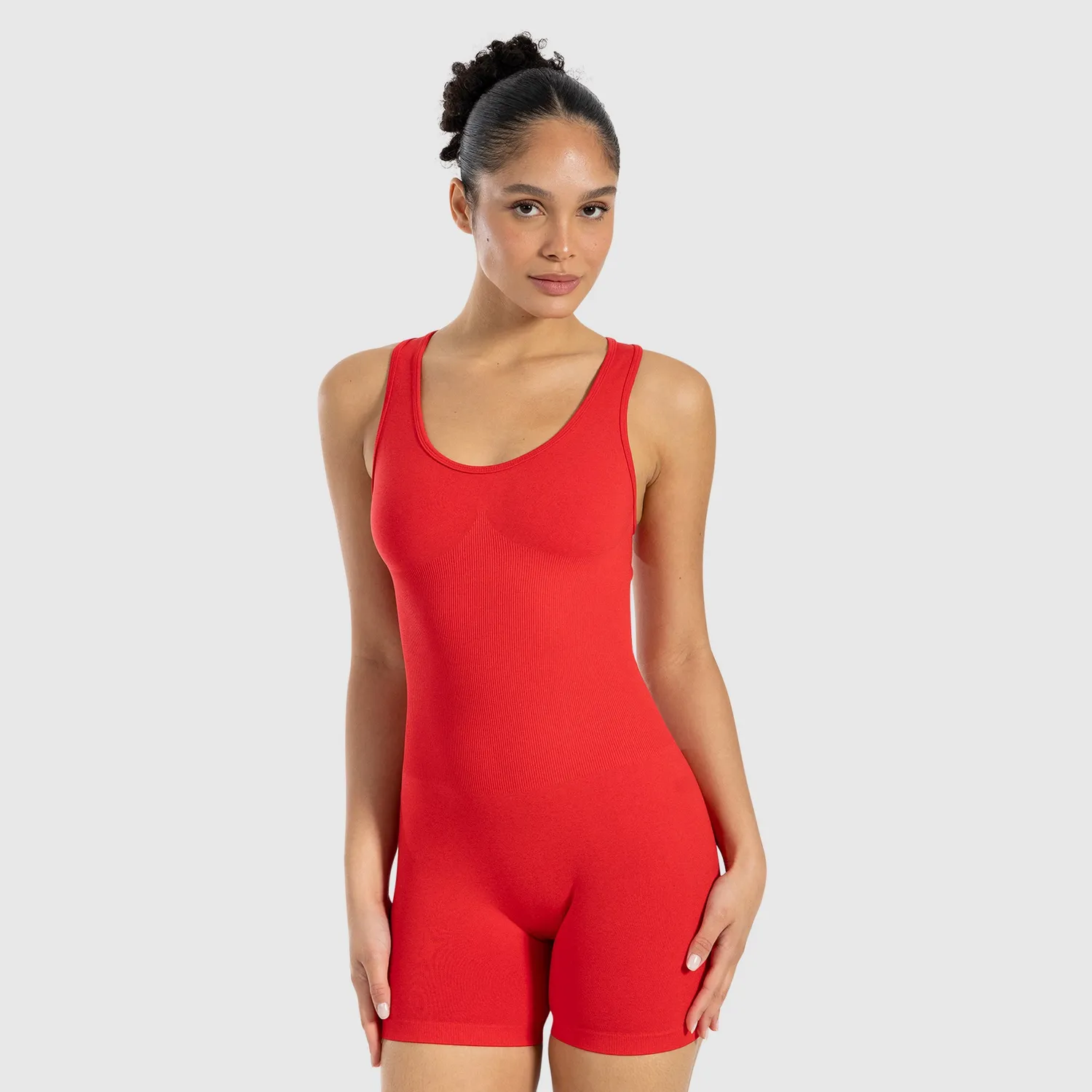 Smilodox Lunara Doralia Jumpsuit Schwarz kurz