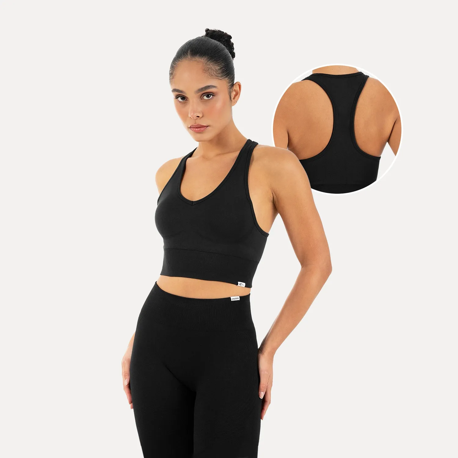 Smilodox Vonda Sport BH Damen Schwarz