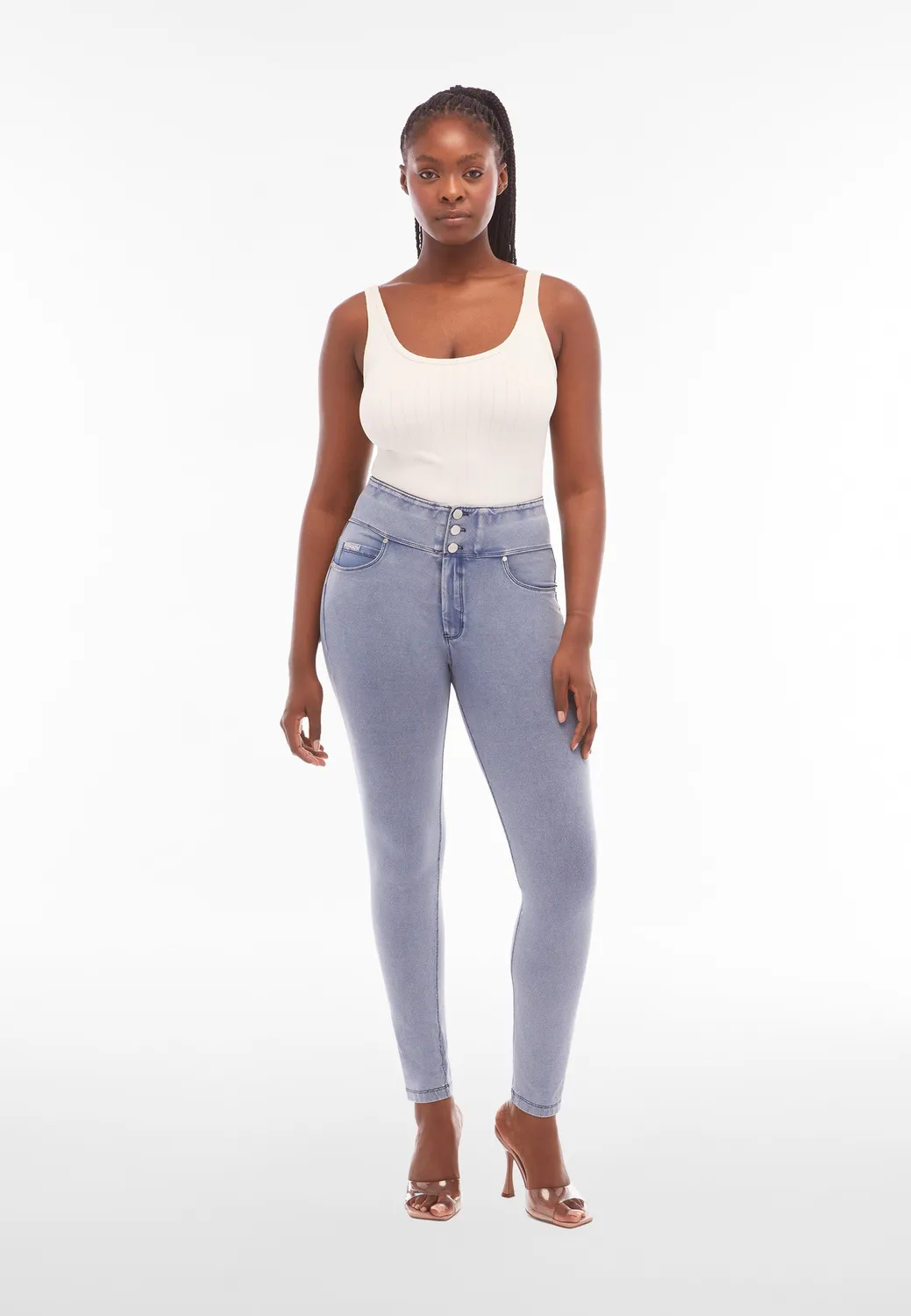 Freddy N.O.W. Skinny Jeans Denim Hochbund 5-Pocket