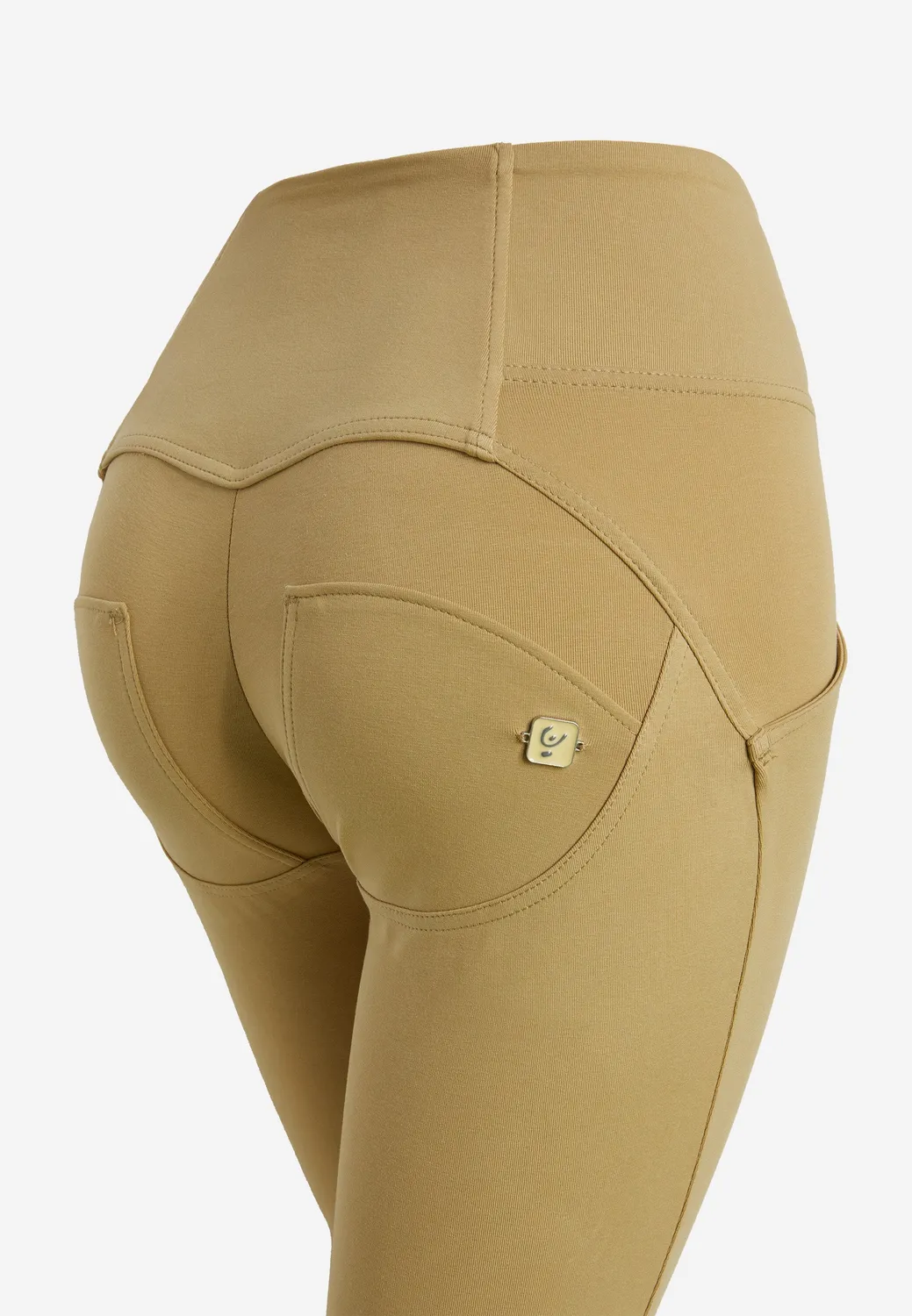 Freddy WR.UP Push-up Hose Olive High Waist Baumwolle