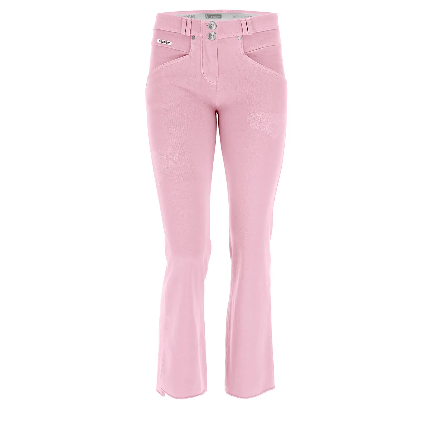 Freddy WR.UP 7/8 Flare Distressed Hose Coral Blush Push-up