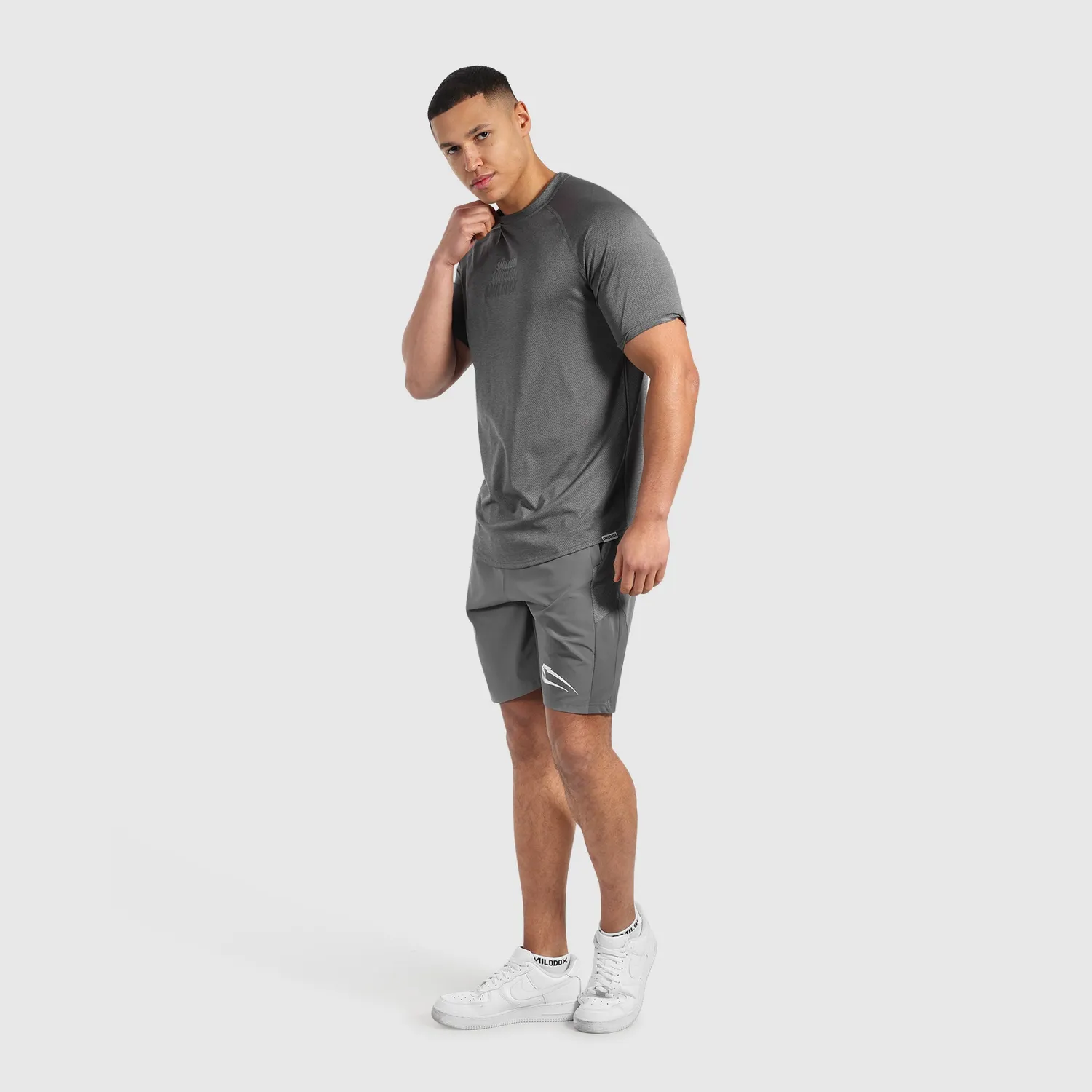 Smilodox Amaze Pro Powerfit Triple Shorts Schwarz Mesh