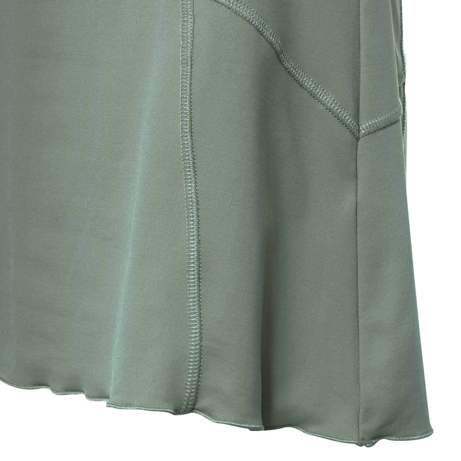 SPORTKIND Tennis Kleid Olivgrün Spaghettiträger