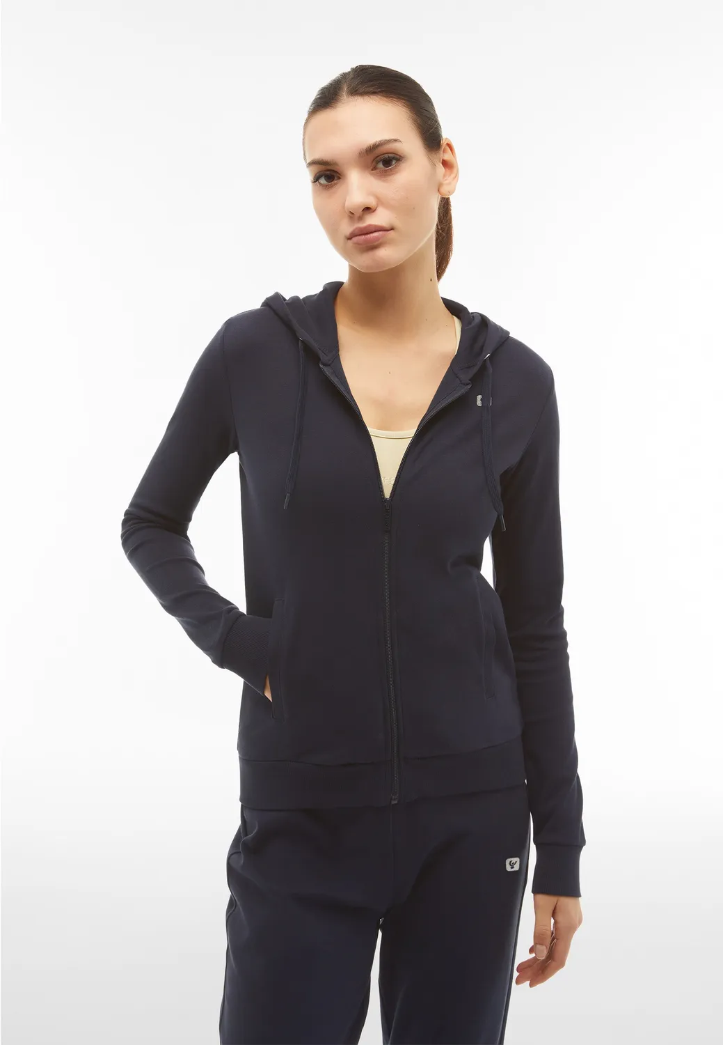 Freddy Interlock Trainingsanzug Zip-Hoodie Nero M