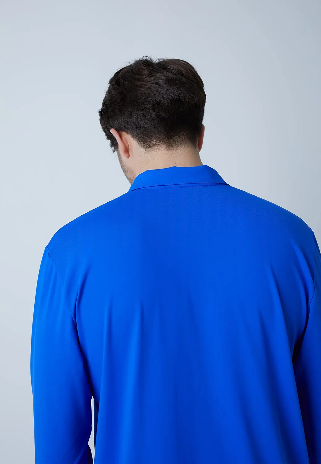 SPORTKIND Tennis Poloshirt Langarm Herren atmungsaktiv