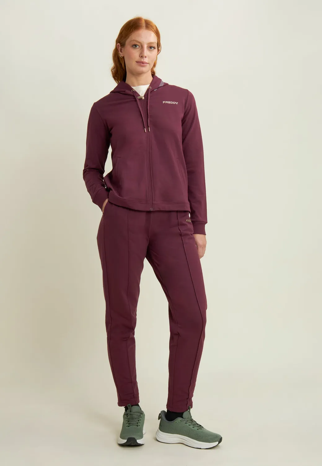 Freddy Sporthose Dark Sapphire Gerade Fleece Stretch