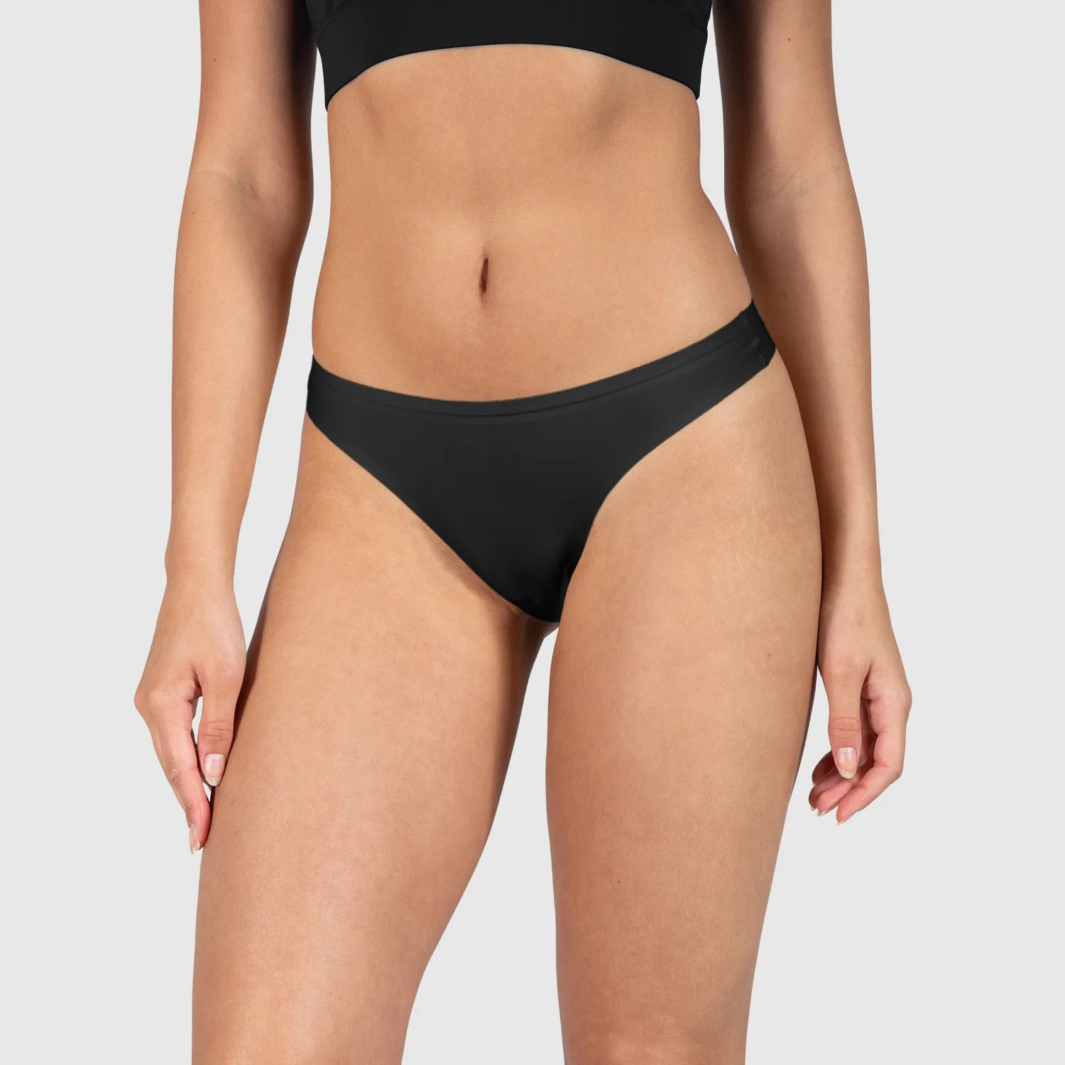 Smilodox Felisha Slip 5er Schwarz nahtlos