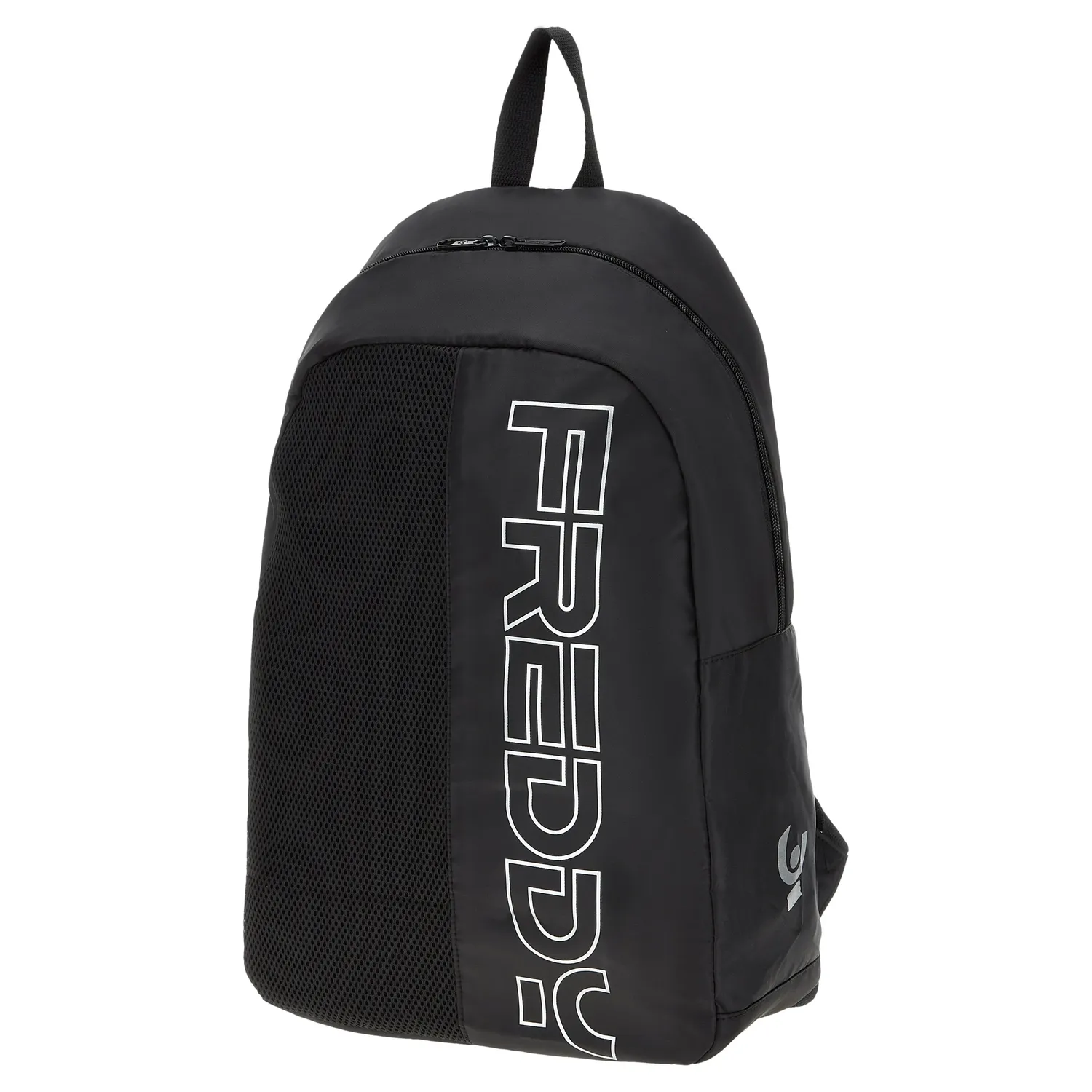 Freddy Rucksack Nylon Maxi-Logo Schwarz