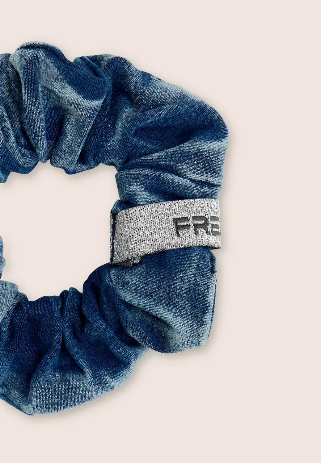 Freddy Scrunchie Haargummi Denim Used dunkelblau Einheitsgröße