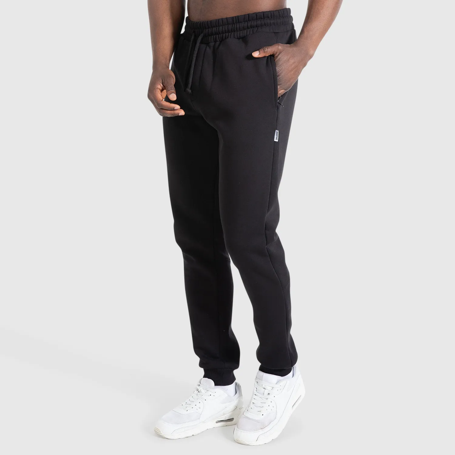 Smilodox Sorea Aldin Jogginghose Herren Schwarz Baumwolle
