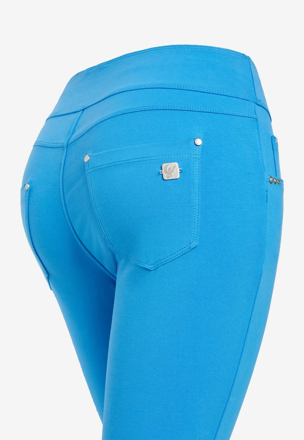 Freddy N.O.W. Jeggings Superskinny 7/8 Schwarz Bio-Baumwolle