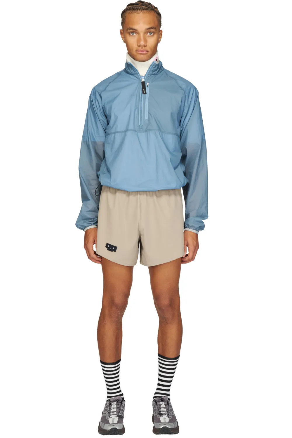 UNNA Smiles Windstopper Laufanorak hellblau