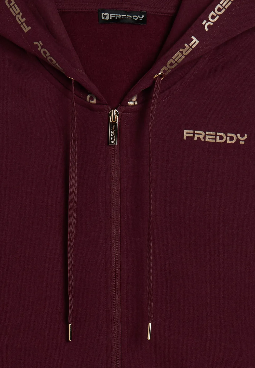 Freddy Trainingsanzug Dark Sapphire Kapuze Goldlogo