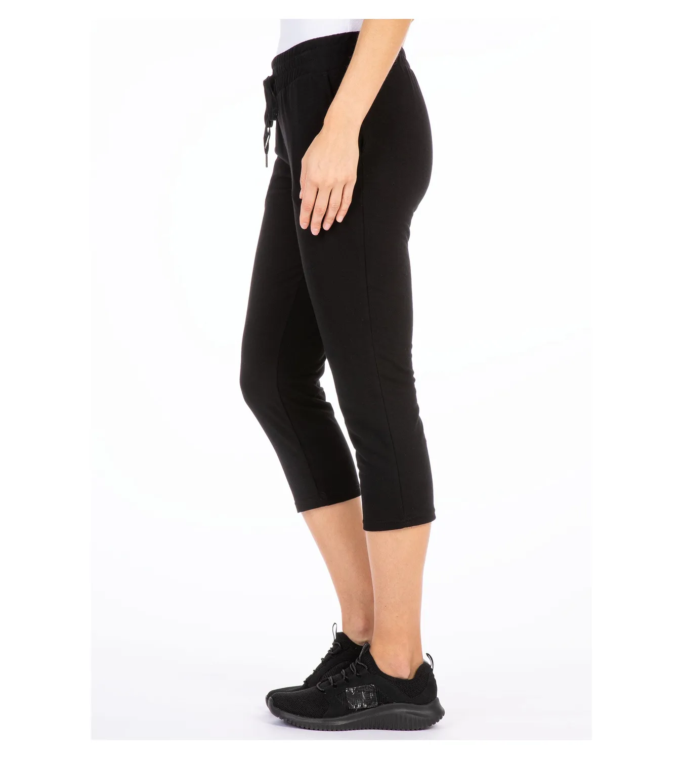 LPO Pietra 2 Damen 7/8 Hose schwarz French Terry