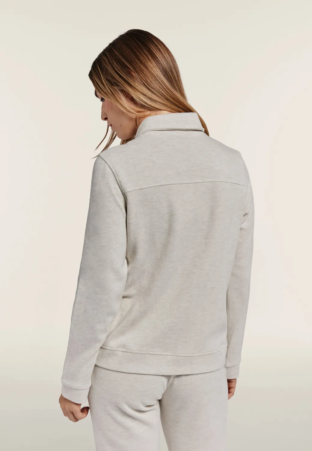 Freddy Full-Zip Sweatjacke schwarz meliert