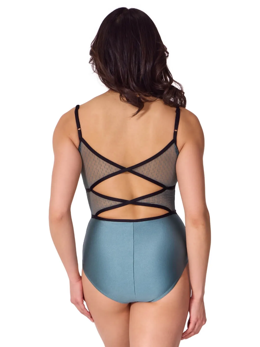Capezio Enchanted Brilliance F12609W Trikot Schwarz Kontrast