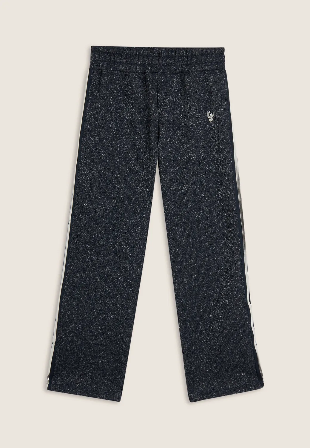 Freddy Kinderhose Mädchen Blau Glitzer Gerade