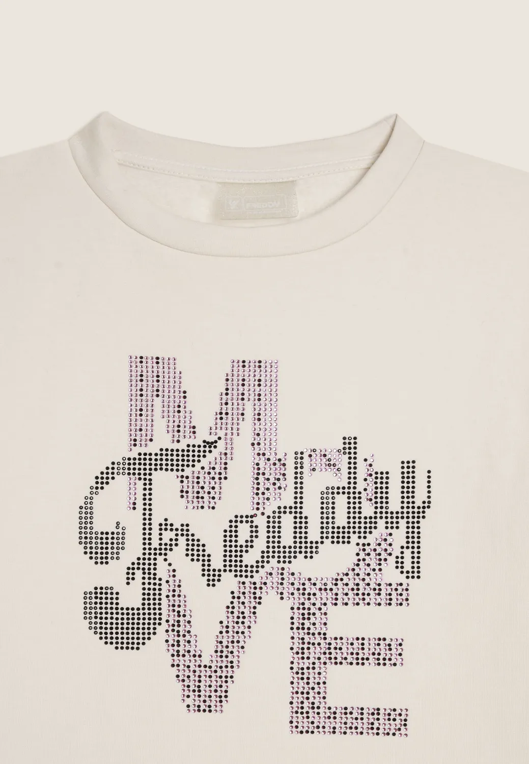 Freddy Move Junior Sweatshirt Strass Milk White 10 Jahre
