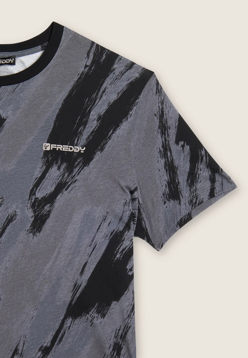 Freddy Pinsel Print T-Shirt Herren Baumwolle