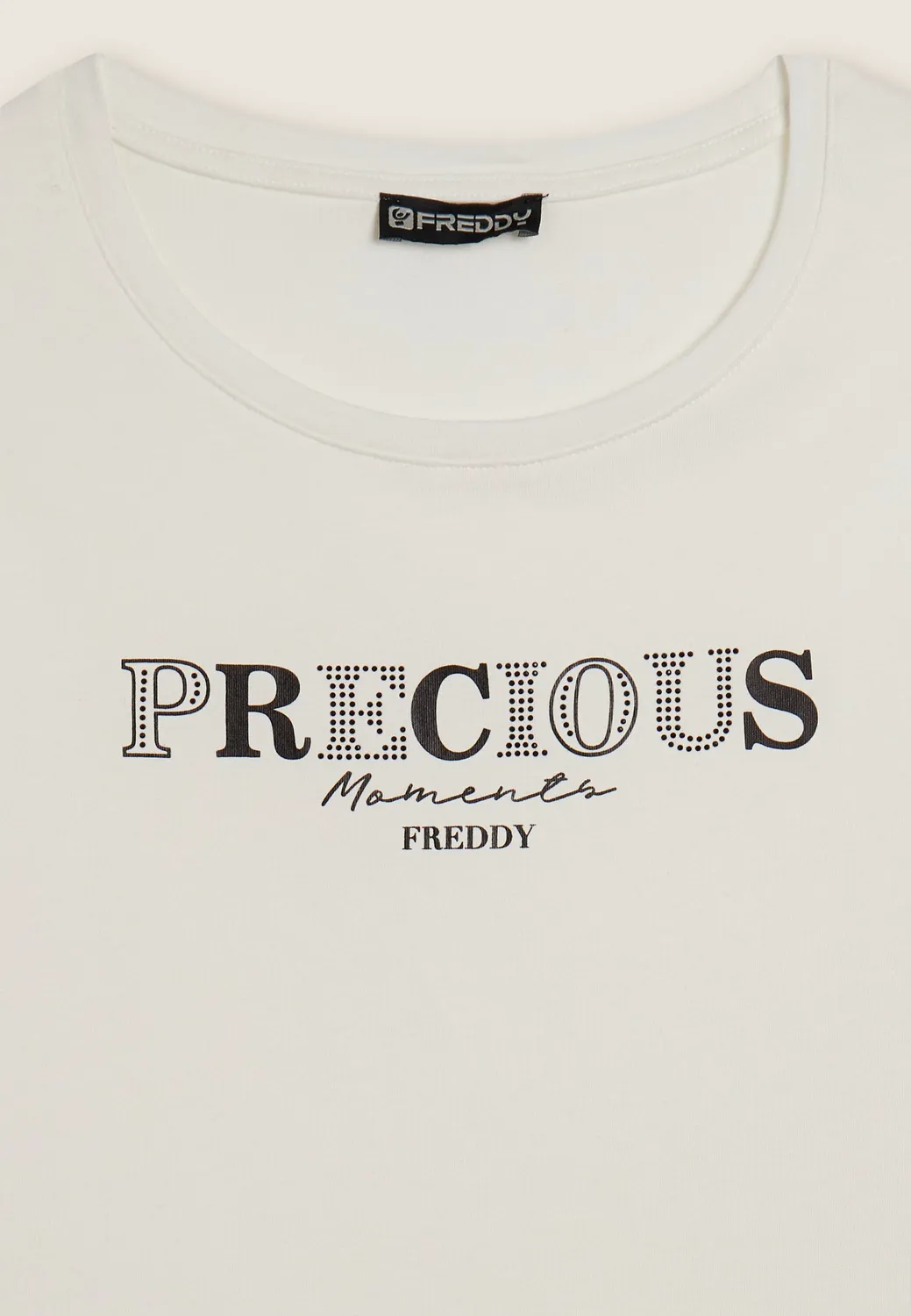 Freddy Precious Moments T-Shirt Strass Schwarz