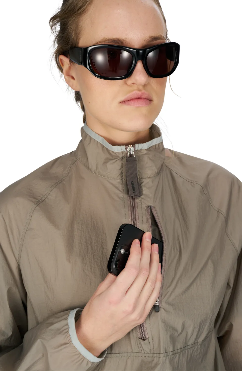 UNNA Smiles Windstopper Jacke Stone Grey winddicht