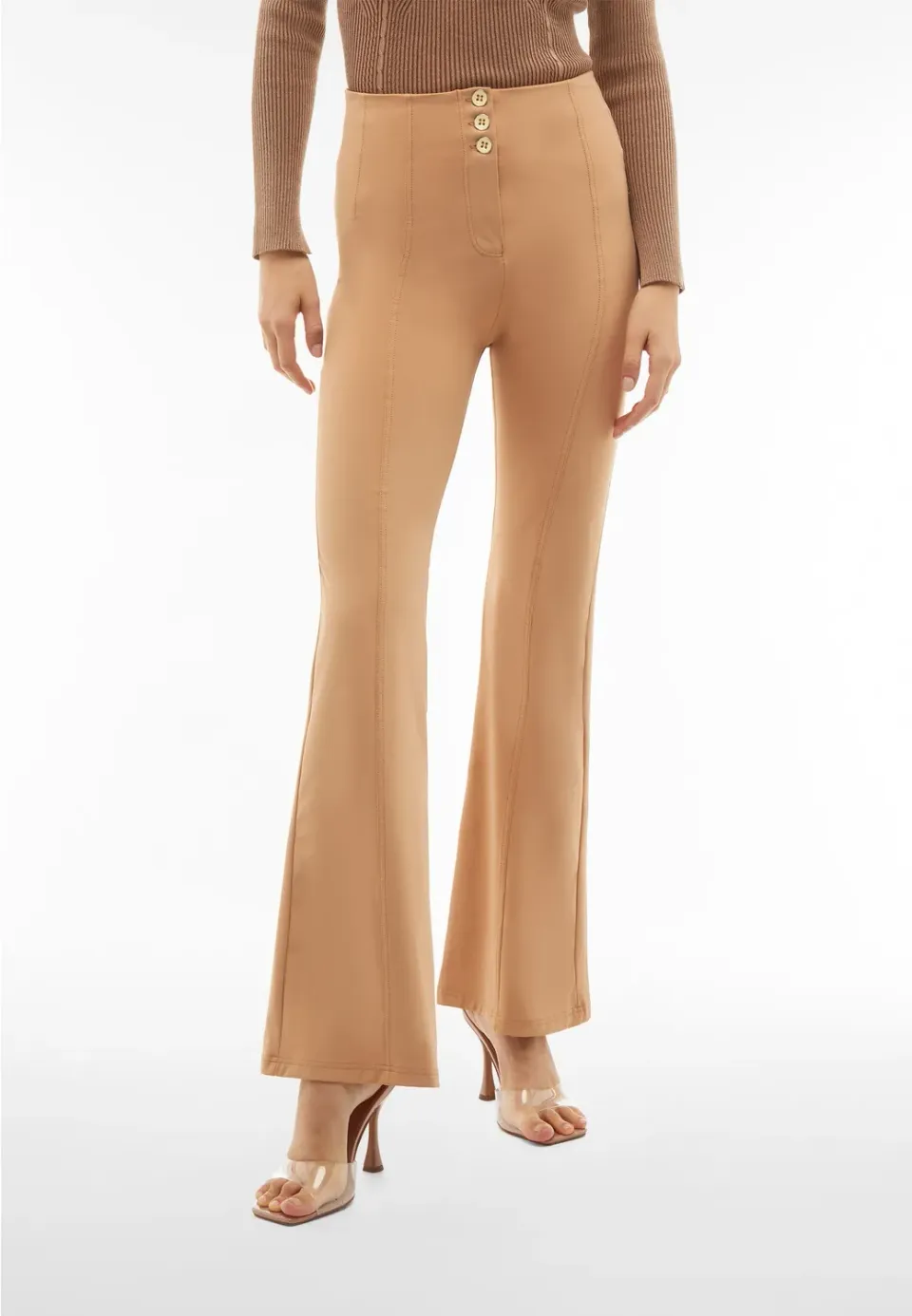 Freddy WR.UP Flare Hose Super High Waist Schwarz formend