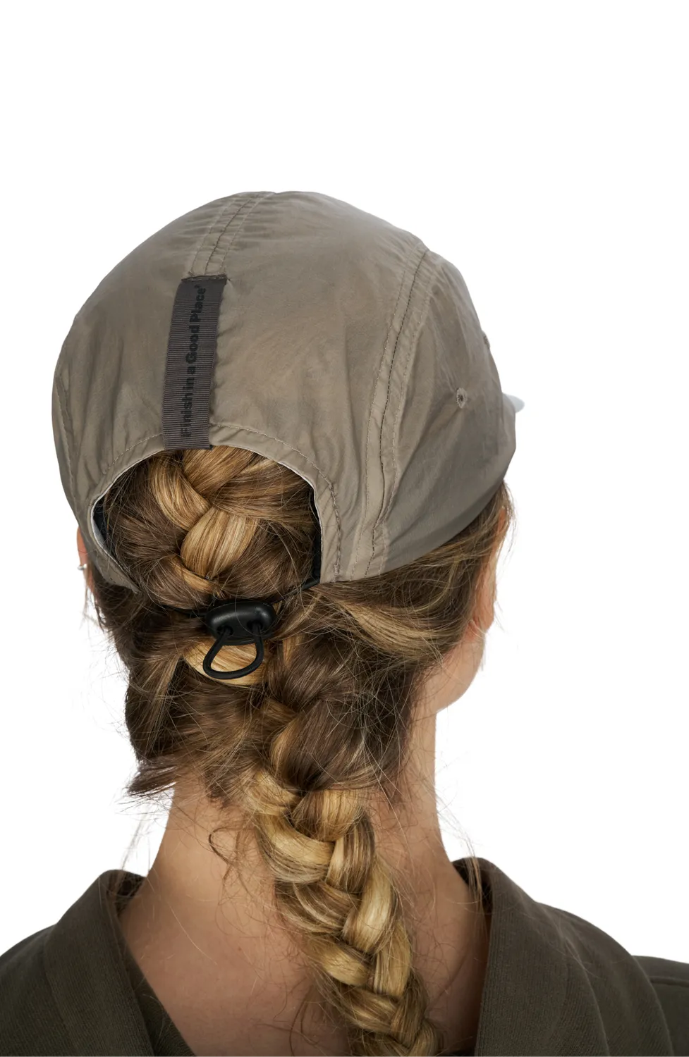 UNNA Smiles Run Cap Laufcap Stone Grey wasserabweisend