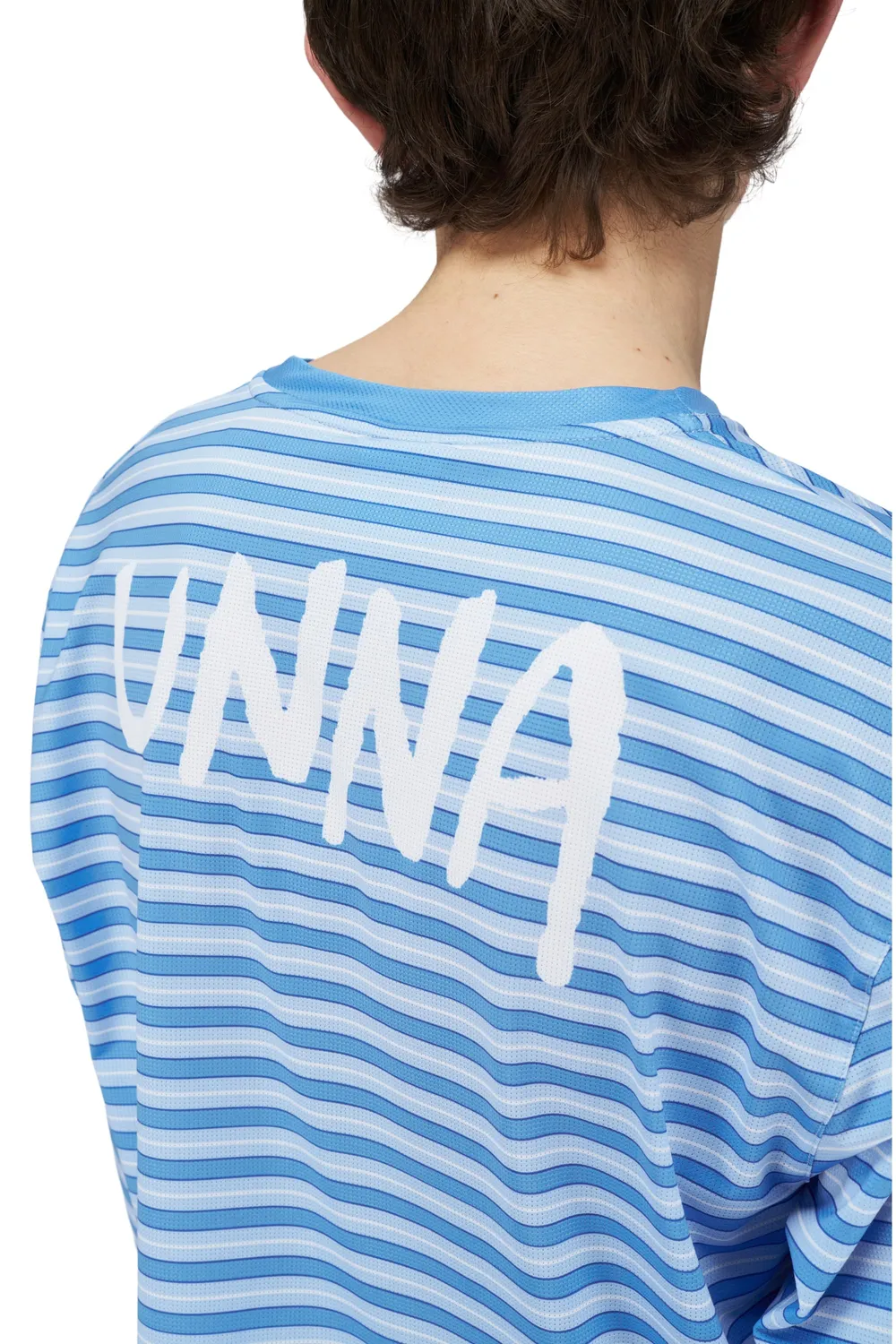 UNNA Striped LS Langarmshirt Business Blue schnelltrocknend