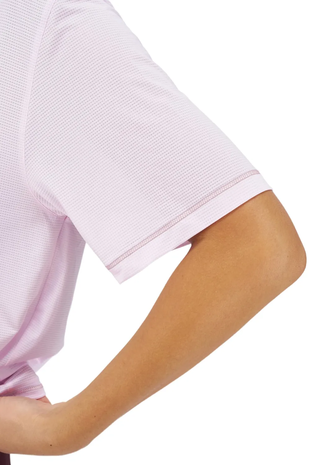 UNNA Wavy Tee Laufshirt Damen Oxford Pink leicht