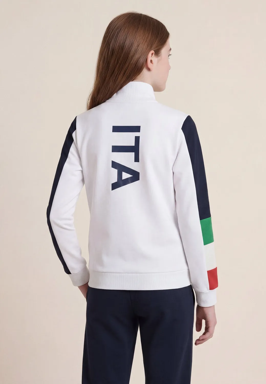 Freddy FGI Italia Trainingsanzug Junior Weiß-Blau