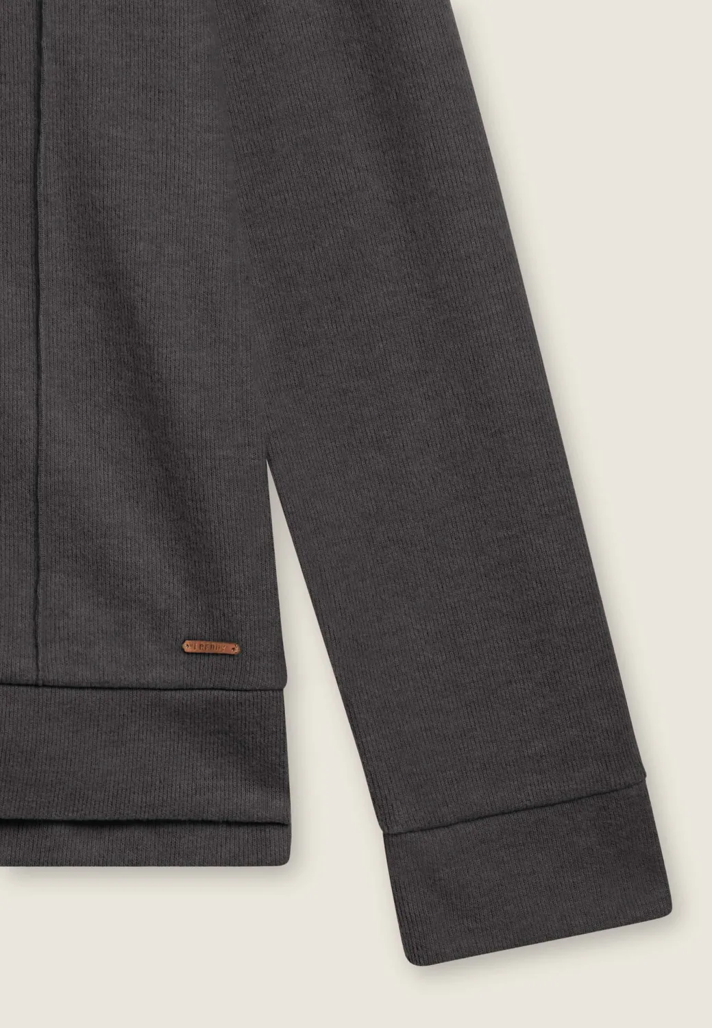 Freddy Damen Hoodie Full-Zip Tricot Grau