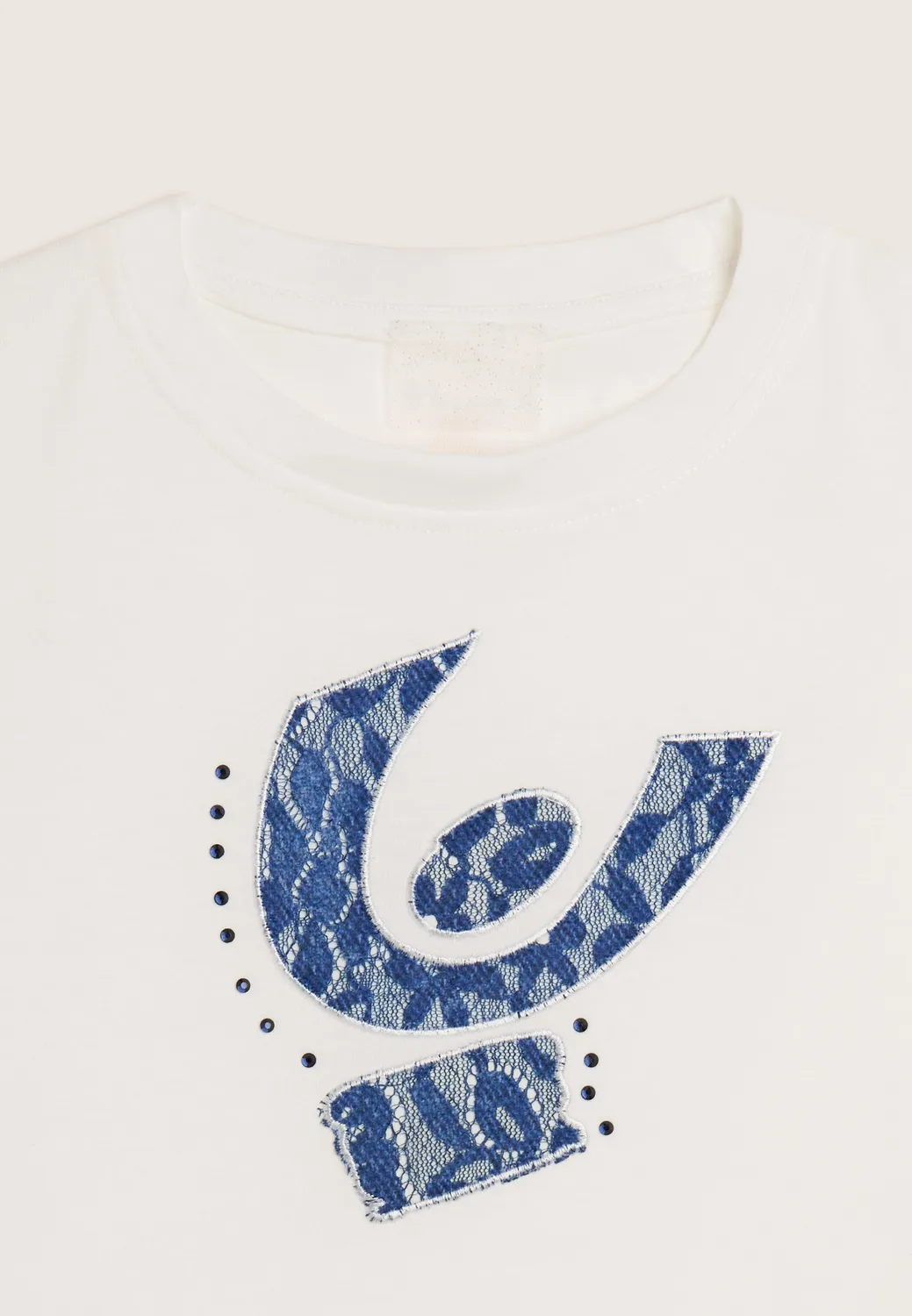 Freddy Junior Maxi Omino Mädchen T-Shirt weiß Spitze