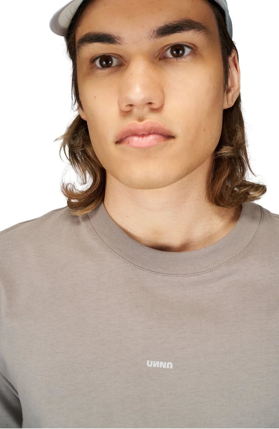 UNNA In The Zone Tee T-Shirt Fog Grey Bio-Baumwolle