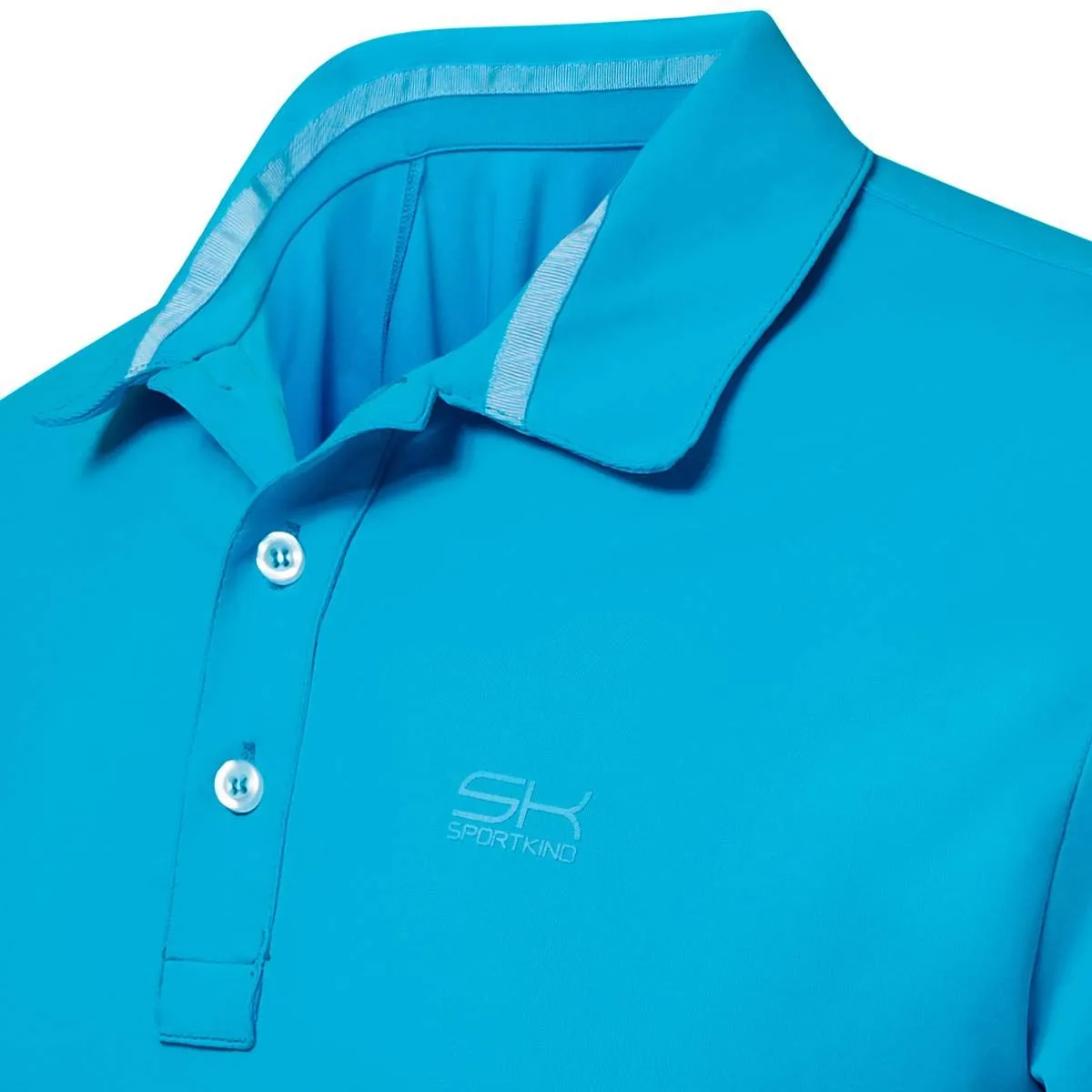 SPORTKIND Tennis Poloshirt Langarm Herren atmungsaktiv