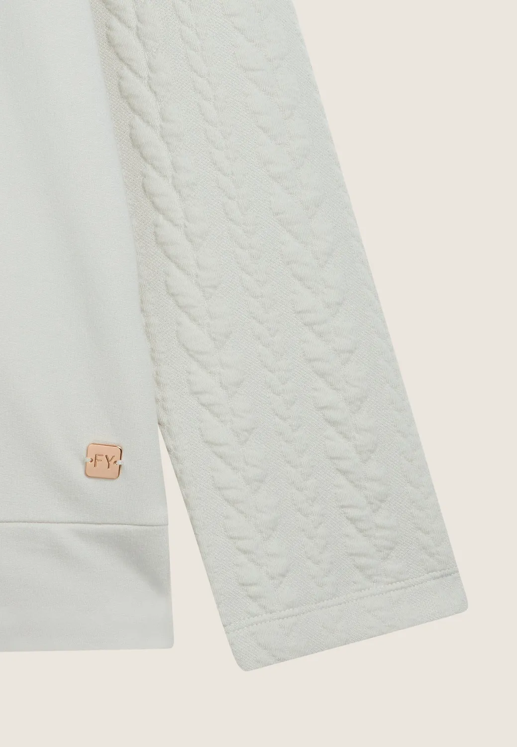 Freddy Sweatshirt Viskose Zopfärmel Schwarz comfort