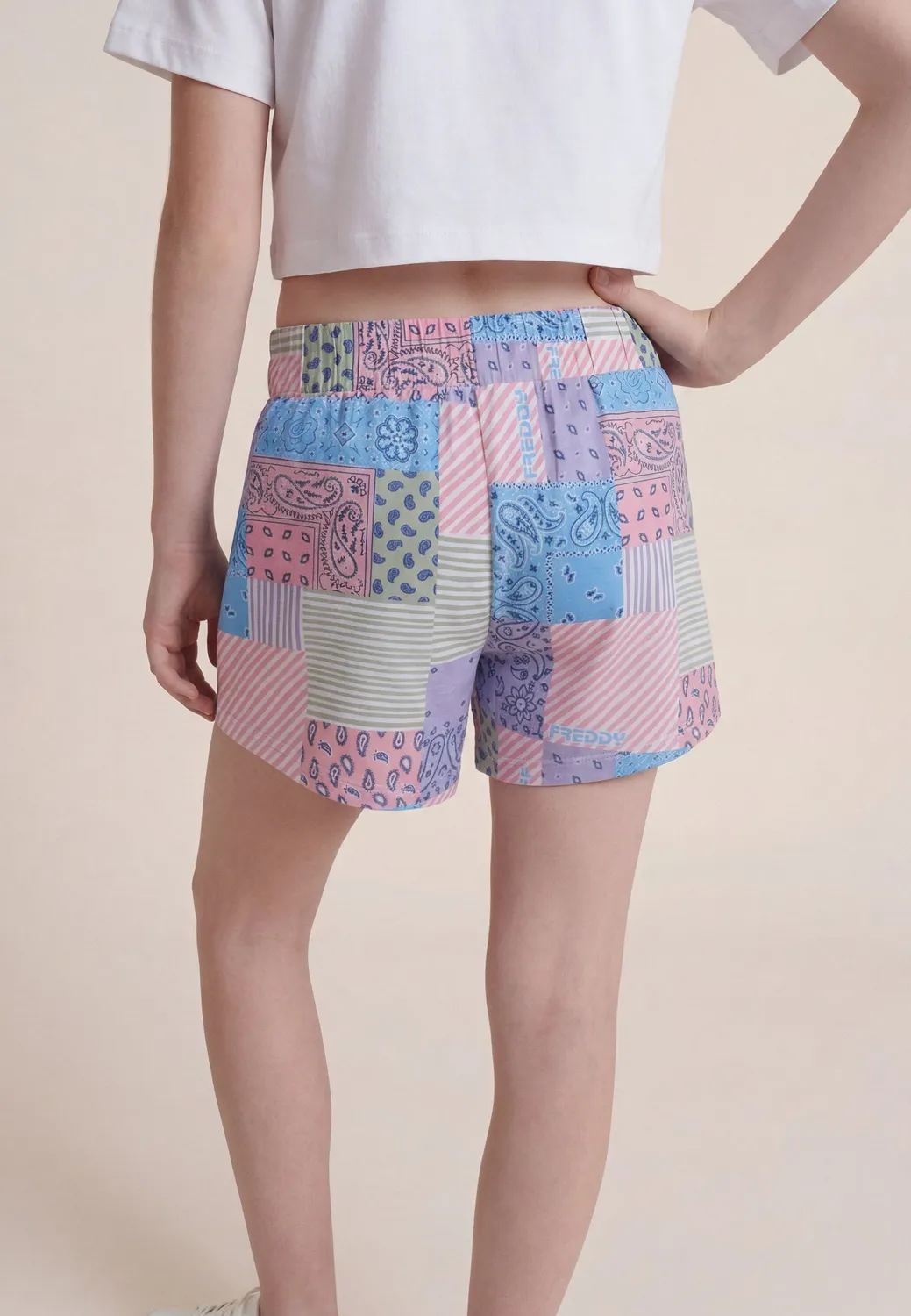 Freddy Shorts Mädchen Jersey Bunt Mid-Thigh Bequem