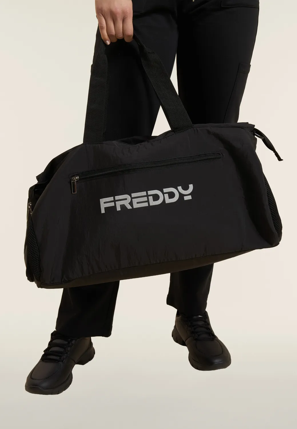Freddy Nylon Sporttasche Schwarz Einheitsgröße groß