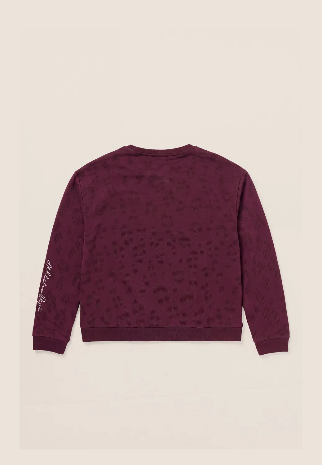 Freddy Leopard Sweatshirt Damen Schwarz Baumwolle Regular Fit