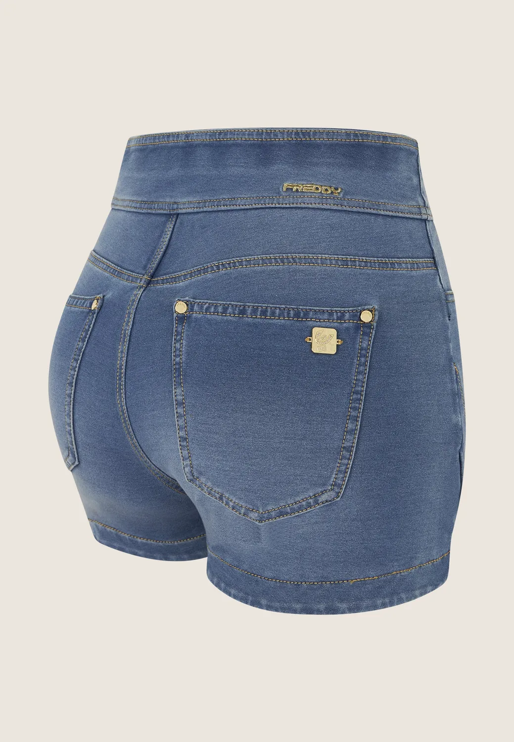 Freddy N.O.W. Jeggings High Waist short indigo Denim