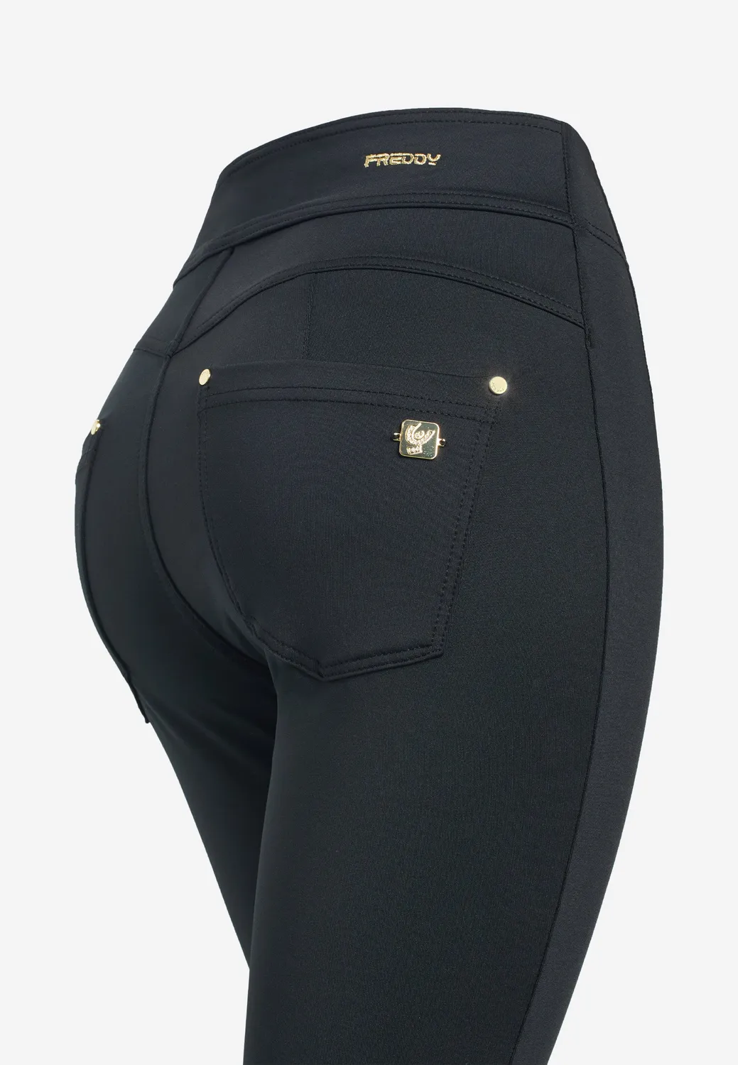 Freddy N.O.W. Skinny Bustier Hose Schwarz blickdicht
