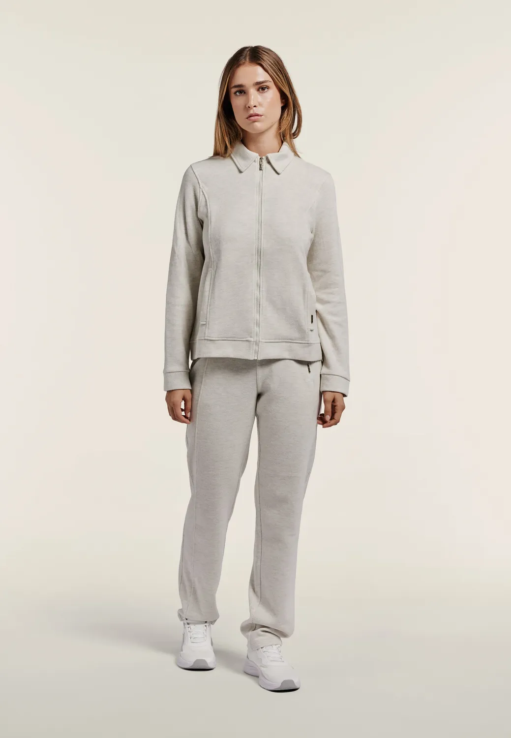 Freddy Full-Zip Sweatjacke schwarz meliert
