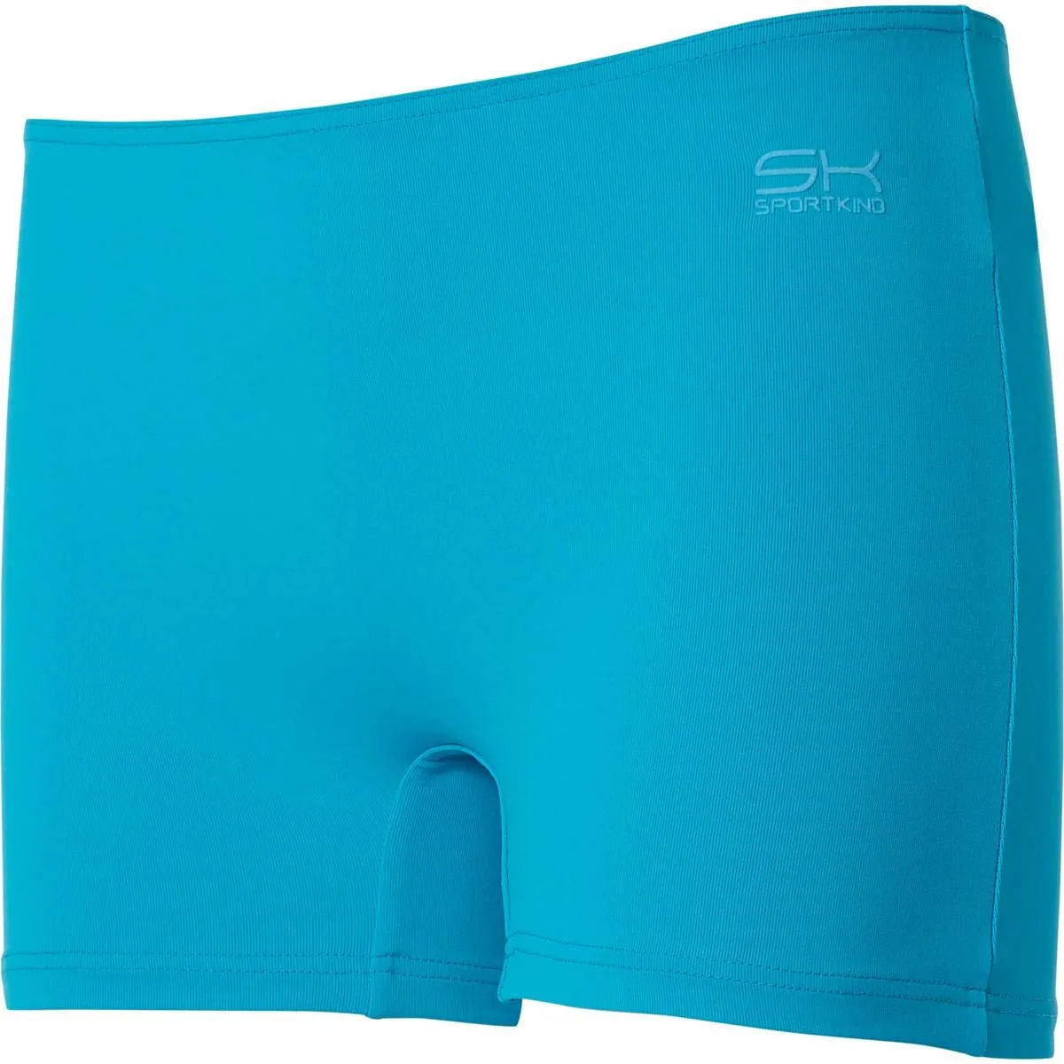 SPORTKIND Kurze Sport Shorts Turnhose Türkis atmungsaktiv