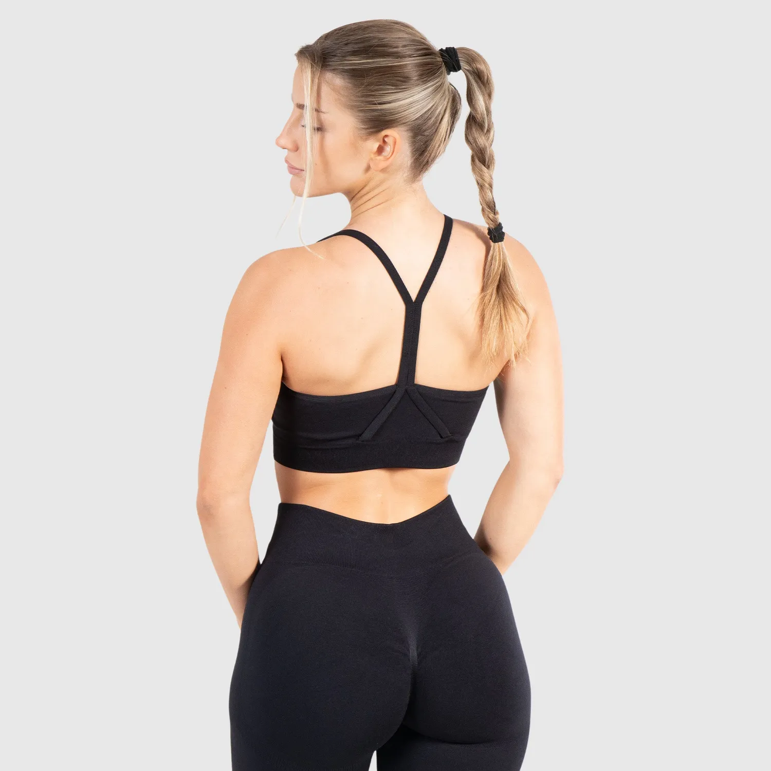 Smilodox Cetrina Hailey Sport-BH Schwarz mit Cups