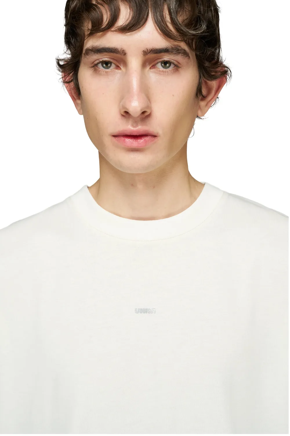 UNNA In The Zone Tee Laufshirt Herren Vanilla White Bio-Baumwolle